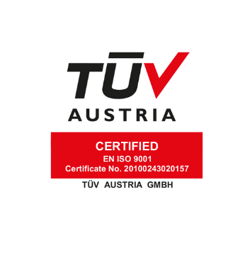 ISO 9001 certifikace TÜV Austria | kvalita CNC výroby