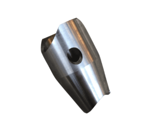 Obráběné kovové díly | kuželová frézovaná ocelová součástka | CNC obrábění oceli | zakázková výroba kovových dílů