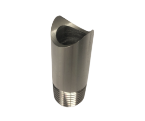 Obráběné kovové díly | frézovaný díl se závitem | frézovaný díl se šikmým řezem | přesné CNC obrábění dílů | zakázková výroba kovových součástí