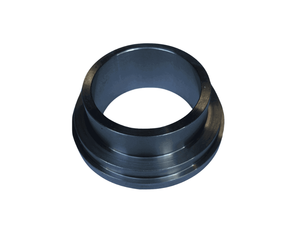 Obráběné kovové díly | Soustružená ocelová příruba pro potrubní systémy | CNC přesně opracovaná spojovací součástka | Zakázková kovovýroba