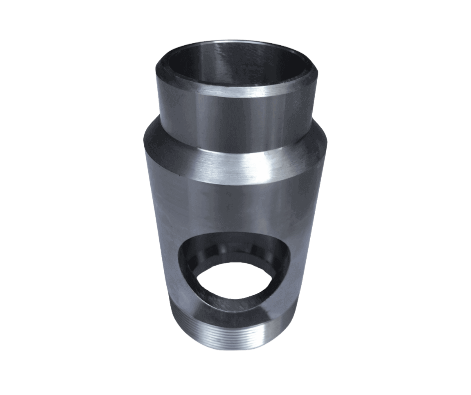 Obráběné kovové díly | Soustružená ocelová součástka s otvorem | CNC přesné obrábění kovů | Zakázková kovovýroba pro průmysl