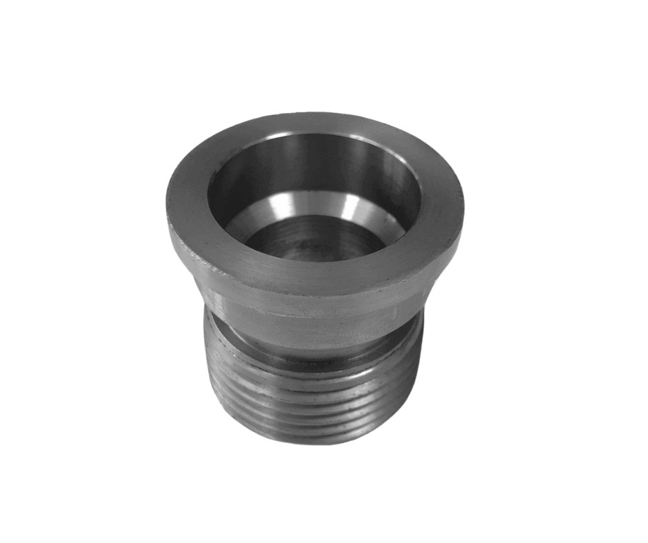 Obráběné kovové díly | Soustružené ocelové těsnění se závitem | CNC těsnicí díl pro průmyslové použití | Zakázková kovovýroba
