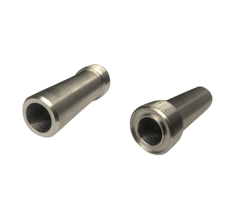 Obráběné kovové díly | soustružený nerezový díl kuželového tvaru | CNC soustružení nerezu | zakázková výroba kovových součástek