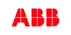Logo ABB zákazník Aptec production v oblasti automatizace a energetiky