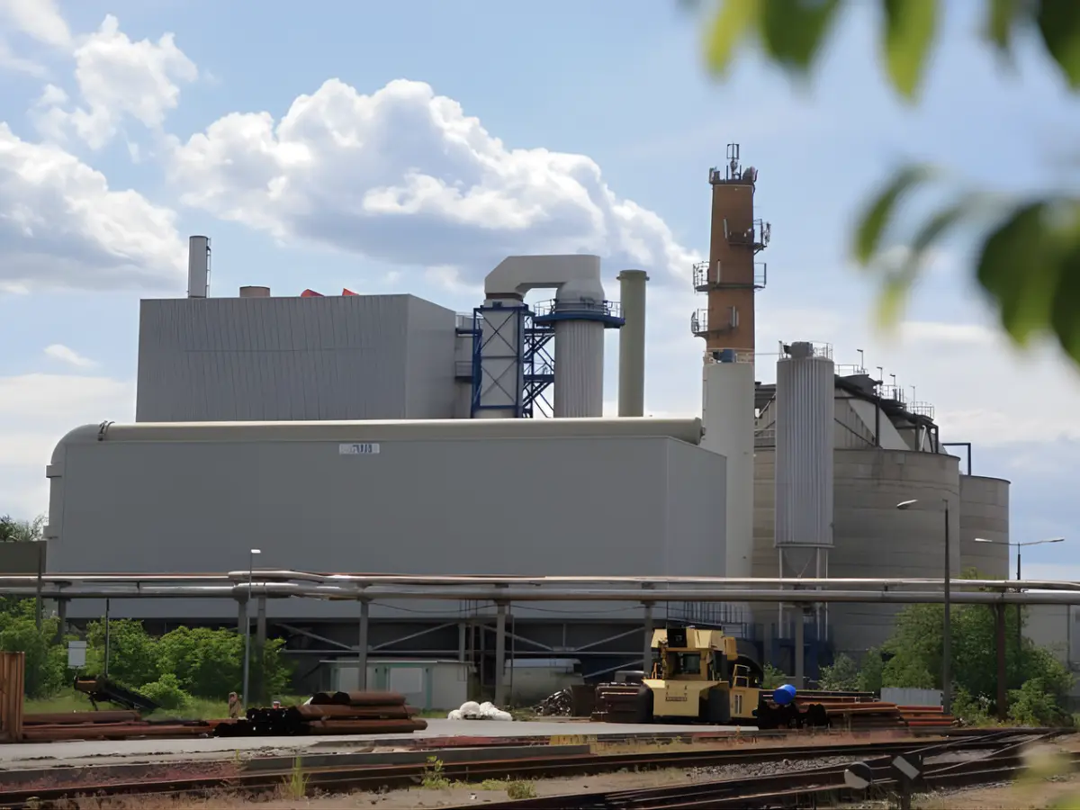 Výměníky tepla Aptec production biomasová elektrárna Elsterwerda Německo energetika biomasa